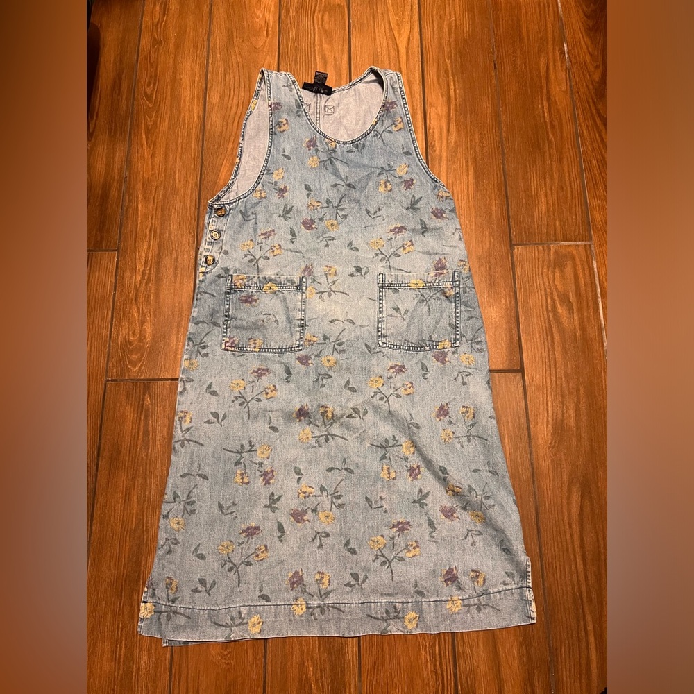 Original Ty Wear Denim Floral Dress